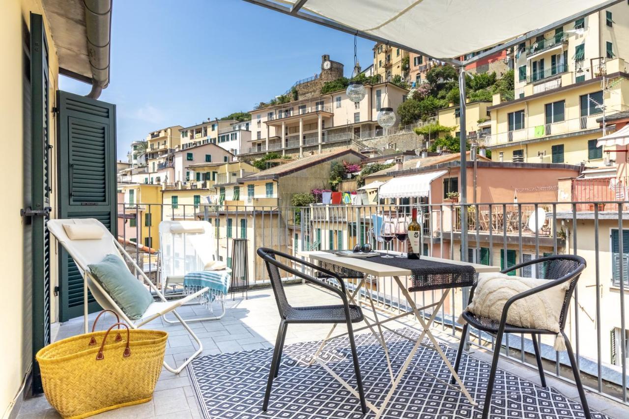 Wanderjohn Penthouse 5Terreparco Daire Riomaggiore Dış mekan fotoğraf