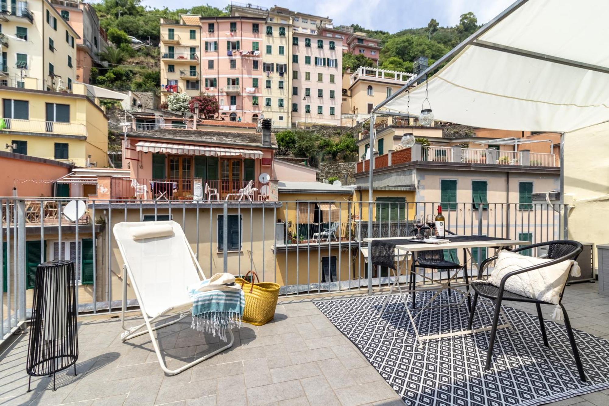 Wanderjohn Penthouse 5Terreparco Daire Riomaggiore Dış mekan fotoğraf